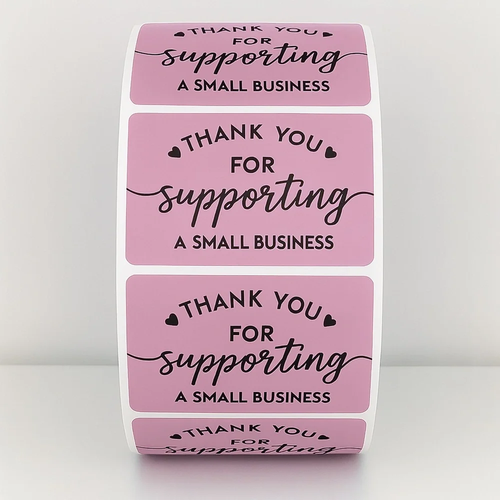 Customer Appreciation Stickers - Small Business Packaging Seals sticker label
